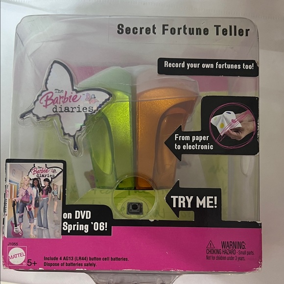 Barbie Other - Barbie Diaries Secret Fortune Teller Interactive NEW Toy Game
